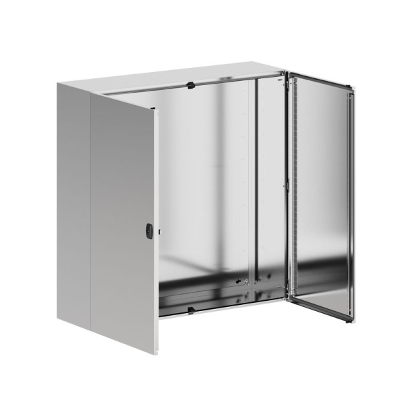 Корпус навесной STH с М/П двухдверный из нержавеющей стали AISI304 1000х1000х300мм без фланца DKC R5STH1013-304