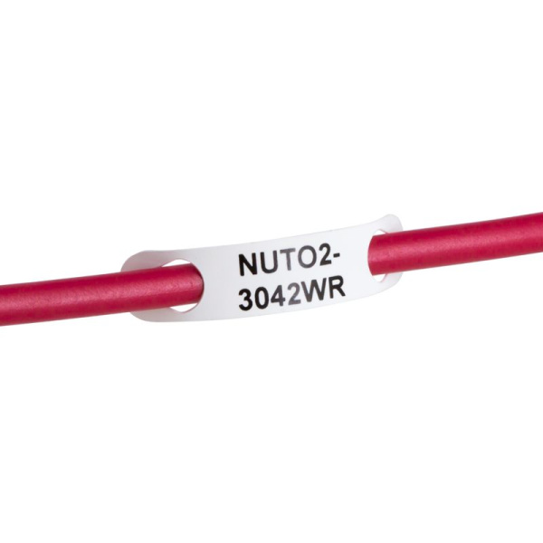 Ярлык продевной для провода d3-4.2мм бел. (рул.) DKC NUTO2-3042WR