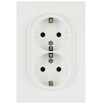 Розетка 2-м СП Arktik 16А IP20 250В с заземл. бел. 16-2104-01 Эра Б0070444