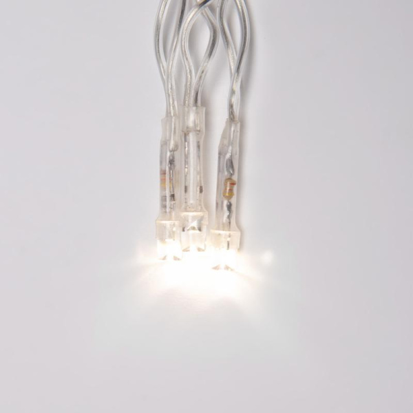 Гирлянда занавес светодиод. ULD-C1515-100/DTA WARM WHITE IP20TM 1.5х1.5м 100 светодиодов тепл. бел. свет провод прозр. Uniel UL-00010910