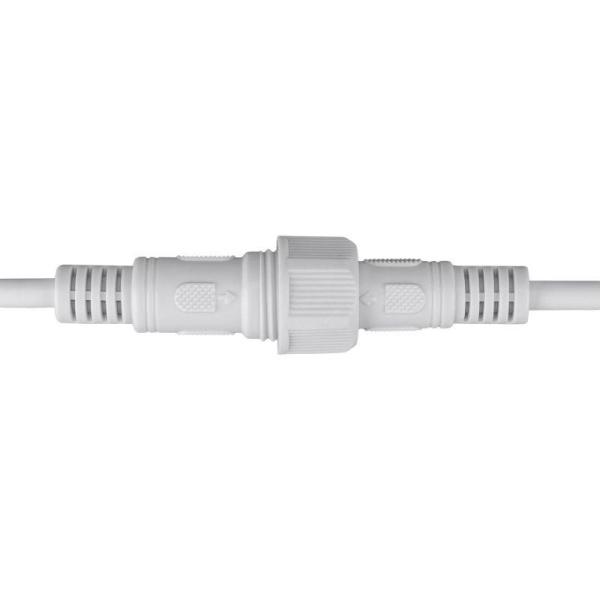 Кабель соединительный (3pin) герметичный (IP67) 3х0.5кв.мм 300В бел. Rexant 11-9530
