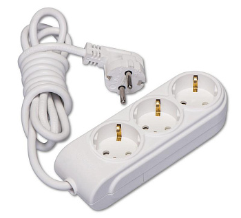 Удлинитель 3х15м с заземл. 16А IP20 ПВС 3х1.5 защ. шторки Makel N3310094