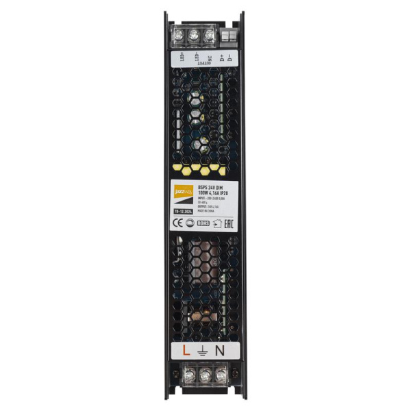 Блок питания для светодиод. ленты BSPS 100Вт 4.16А 24В IP20 DIM диммир. метал. Pro+ JazzWay 5035553