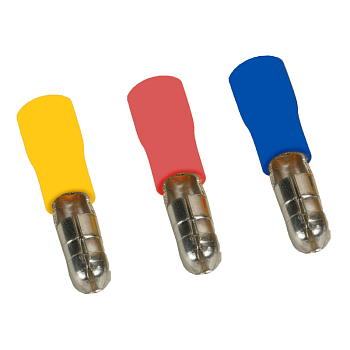 Разъем-штекер РшИп OptiKit S-Shp-PVC-2-5-4 (уп.100шт) КЭАЗ 278081