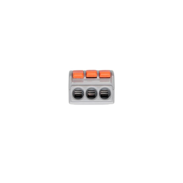 Клемма монтажная СМК PTC-3P 463 BL/3 450В 41А 0.5-6.0кв.мм JazzWay 5073845