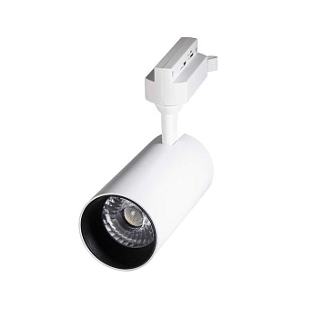 Светильник светодиодный трековый PTR 0725 25Вт 4000К IP40 24град. WH бел. JazzWay 5015227