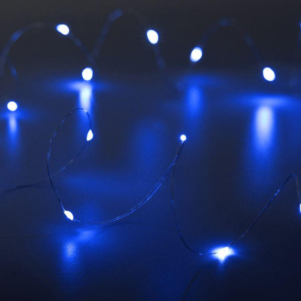 Гирлянда светодиодная ARD-DEW-HOME-2000-CLEAR-20LED-STD Blue 3V Battery Pack IP20 Ardecoled 048707