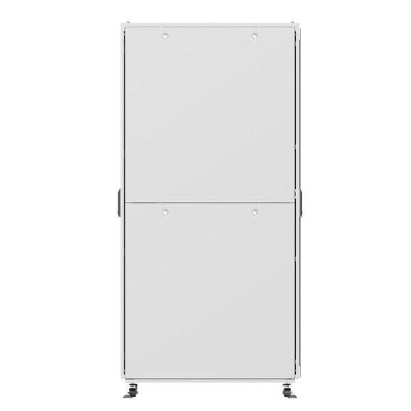 Шкаф напольный разобранный 19дюйм IT-CQE-N 42U 800х800мм крыша с вырубкой дверь стекло и двойная сплошная металл двойные боковые панели сер. RAL7035 DKC R5ITN42808FG1M2SG