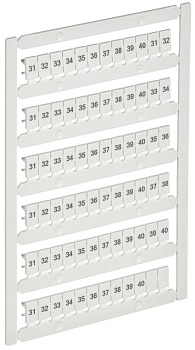 Маркер для CTS/CP 4кв.мм "31-40" ARMAFIX IEK AF-CT10D-M-004-04