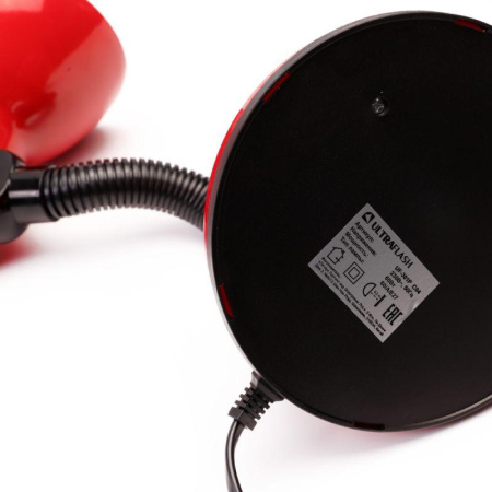 Светильник UF-301 С04 настол. 230В 60Вт красн. Ultraflash 12358