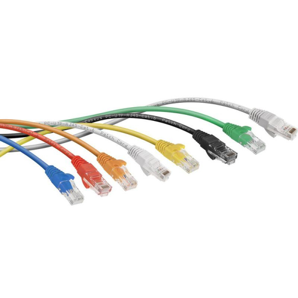 Патч-корд U/UTP кат.6 PC-UTP-RJ45-Cat.6-5m-WH-LSZH 2xRJ45/8p8c неэкранир. LSZH 5м бел. Cabeus 11159c