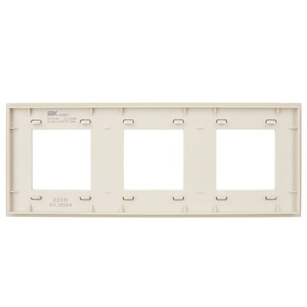 Рамка 3-м SKANDY SK-F23B стекло беж. IEK SK-M32-G-K10