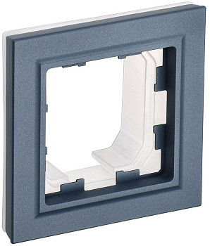 Рамка 1-м IP44 BRITE РУ-1-БрМ-44 маренго IEK BR-M12-44-K35