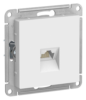 Розетка компьютерная AtlasDesign RJ45 кат.6A механизм лотос SE ATN001386