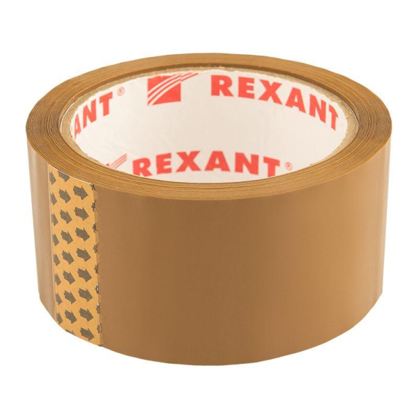 Скотч упаковочный 48ммx66м 50мкм корич. Rexant 09-4212