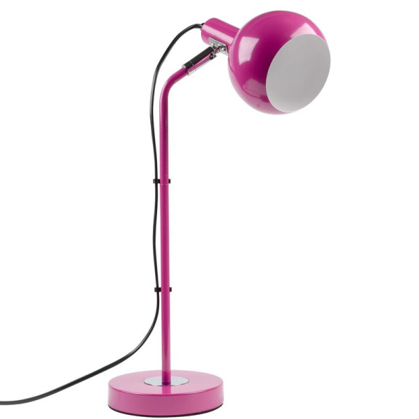 Светильник настольный UML-B702 E14 PINK 60Вт цоколь Е14 механический выкл. роз. ТМ Uniel UL-00010160