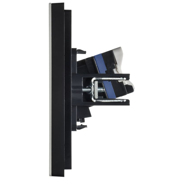 Розетка компьютерная СП FORTE&PIANO FP731M RJ45 кат.6 IP20 никель IEK FP-K10-2-M-K50