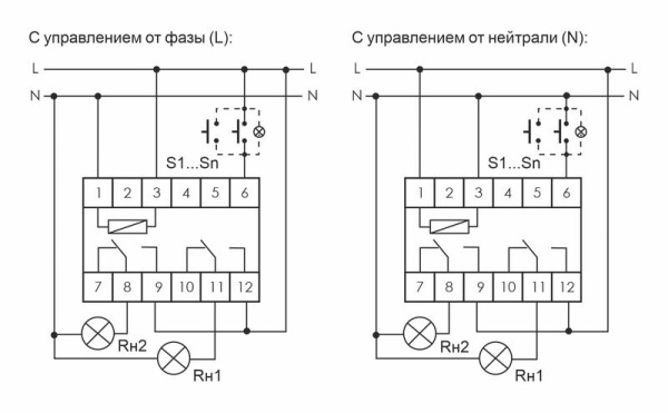 Реле импульсное BIS-414 (управление двумя нагрузками; монтаж на DIN-рейке 230В 2х8А 2х1Z IP20) F&F EA01.005.005
