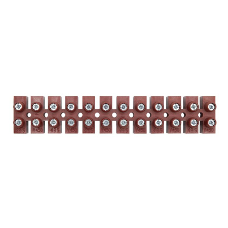Колодка клеммная винтовая OK-435-12-FV 12х16мм фиберглас DKC 43512FV