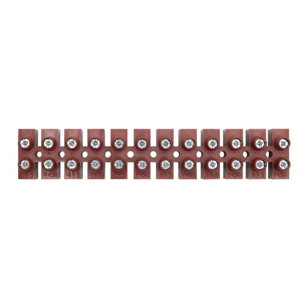 Колодка клеммная винтовая OK-435-12-FV 12х16мм фиберглас DKC 43512FV