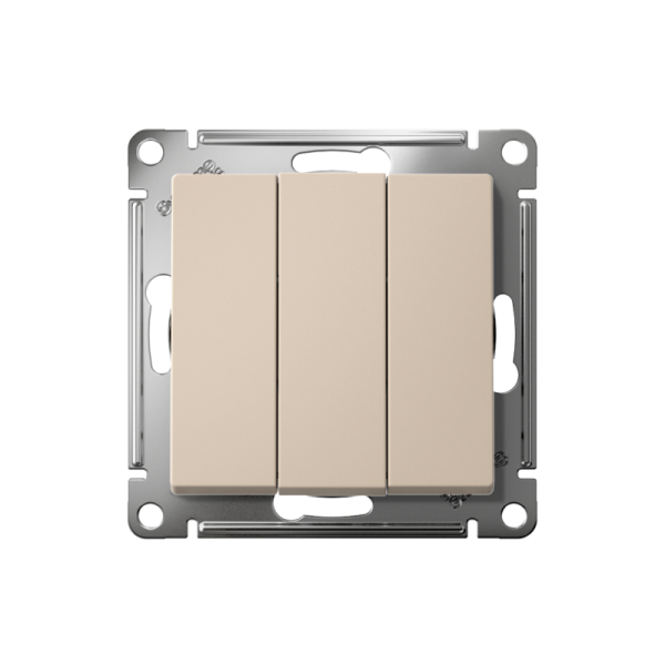 Выключатель 3-кл. AtlasDesign (сх. 1+1+1) 10AX механизм песочн. SE ATN001231