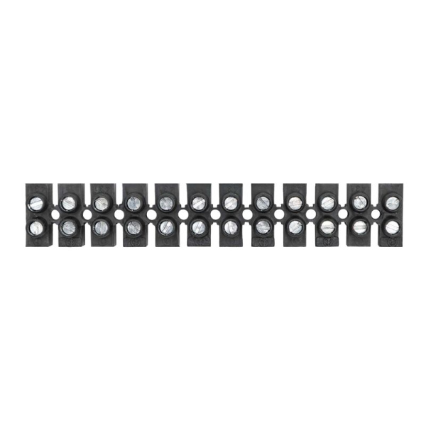 Колодка клеммная полипропилен 12х10мм винт. п/п OK-434-12-PLP черн. DKC 43412PL/R
