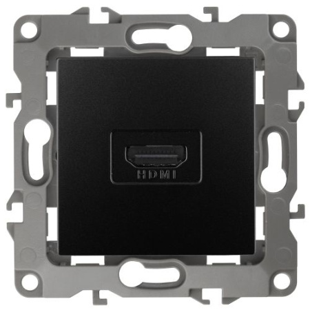 Розетка 12-3114-05 HDMI антрацит ЭРА Б0027485