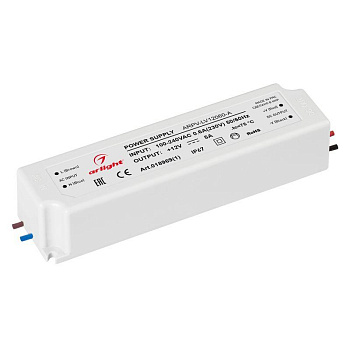 Блок питания ARPV-LV12060-A 12В 5.0А 60Вт IP67 пластик Arlight 018969(1)