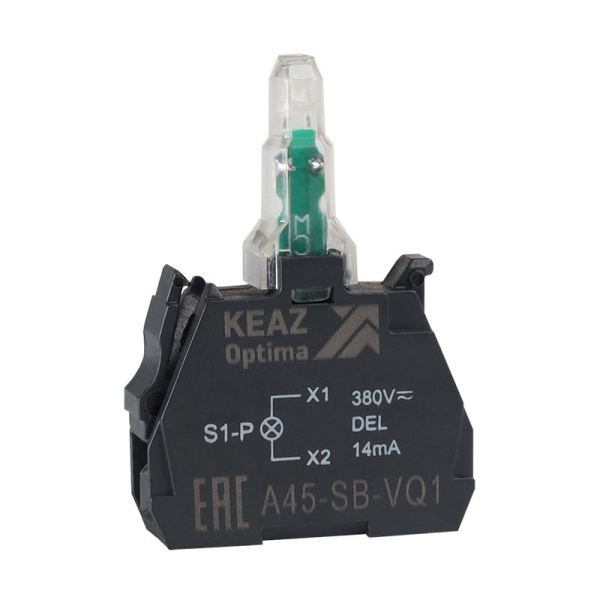 Блок световой OptiSignal D22 A45-SB-VQ4 красн. 380 В AC с защитой от наводок ZBVQ4 КЭАЗ 362256