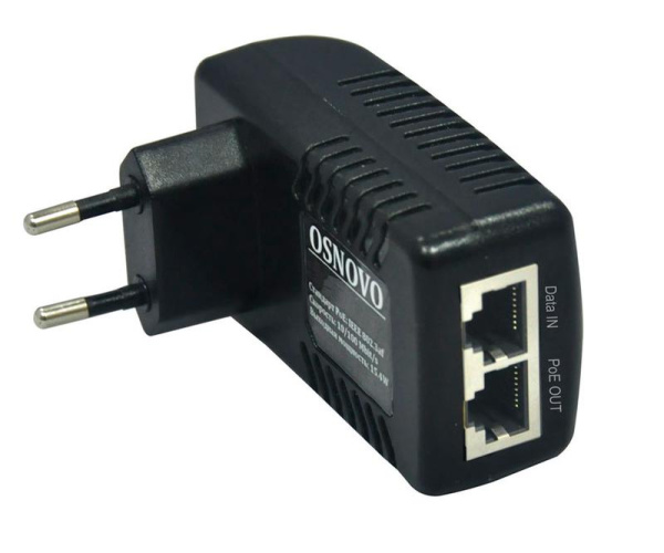 Инжектор PoE Midspan-1/151A Fast Ethernet на 1 порт OSNOVO 10660