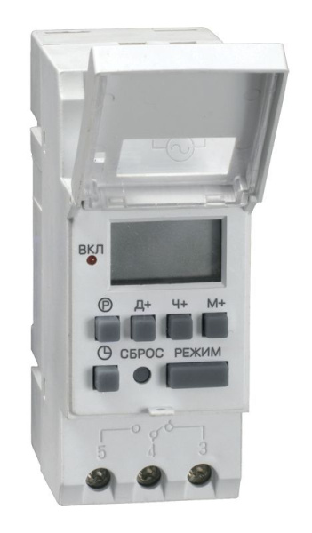 Таймер цифровой ТЭ15 16А 230В на DIN-рейку KARAT IEK MTA10-16