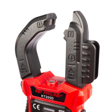 Клещи токовые цифровые КТ 205D PROLINE КВТ 90386