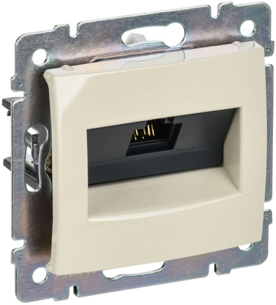 Розетка компьютерная 1-м СП Valena RJ45 UTP IP20 механизм сл. кость (DIY-упак.) IEK 695624