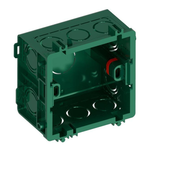 Коробка монтажная Systeme Infinity 87х87 для кладки или бетона зел. SE FSE350000