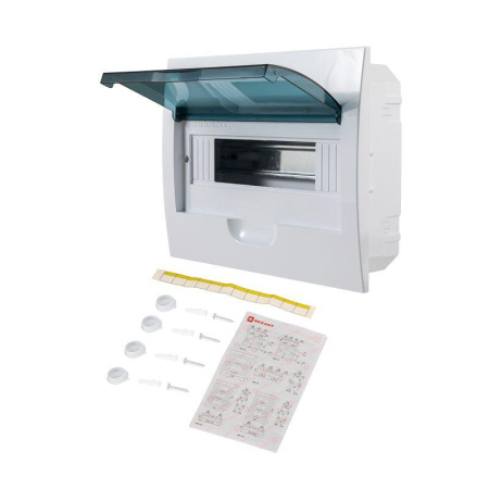 Бокс ЩРВ-П-12 IP41 пластик. бел. Rexant 11-0212