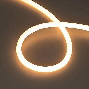 Лента светодиодная MOONLIGHT-TOP-M560-D13mm 24V Warm 2300К 360deg 8.6Вт/м IP65 wire x1 прямой вывод кабеля герметичная (уп.5м) Arlight 039553