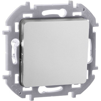 Переключатель 1-кл. Inspiria 10А IP20 250В 10AX механизм алюм. IEK 673652