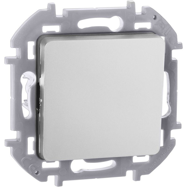 Переключатель 1-кл. Inspiria 10А IP20 250В 10AX механизм алюм. IEK 673652