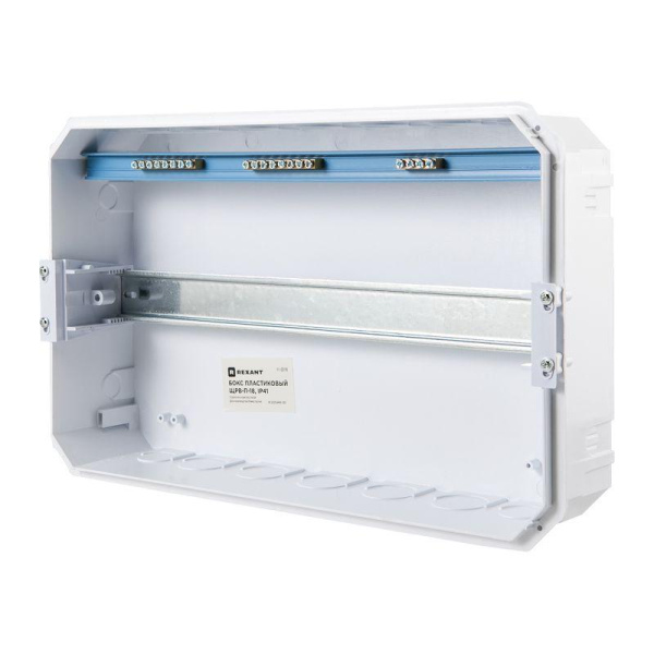 Бокс ЩРВ-П-18 IP41 пластик. бел. Rexant 11-0218