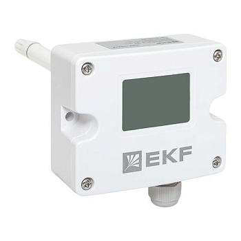 Преобразователь влажности и температуры канальный 0-10В EKF THT-102-V