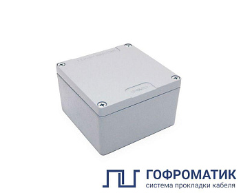 Коробка ответвительная 100х100х61 IP66/67 алюм. ГОФРОМАТИК zeta30391