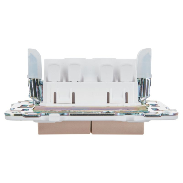 Выключатель проходной 2-кл. SKANDY 10А SK-V10Sa с индикацией песочн. IEK SK-V22-1-10-K98