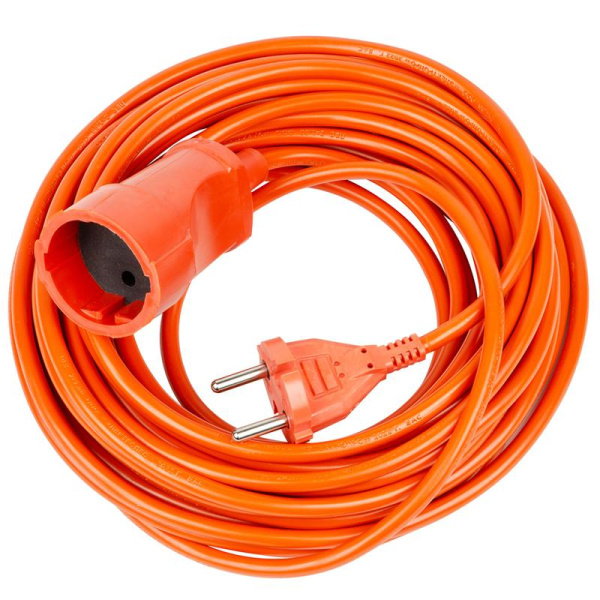Удлинитель-шнур 1х10м без заземл. 10А YX10-101 /UCK-1N/2x100/10M/O ORANGE ПВС 2х10 оранж. TM Uniel UL-00010793
