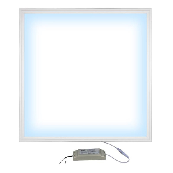 Светильник светодиодный ULP-6060-42W/6500K EFFECTIVE WHITE 42Вт 6500К офисный потолочный встраив. опал. рассеив. с источником питания бел. Uniel UL-00004671