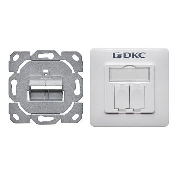 Адаптер настенный для модулей Keystone (для модулей форм-фактора S19) DKC RNW1W