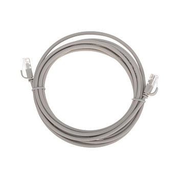 Патч-корд U/UTP CAT 6A (10G) RJ45-RJ45 28AWG LSZH сер. 3м Rexant 02-0380-3