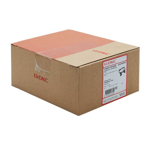 Кабель питания IEC 60320 С19 - IEC 60320 C20 - 3.0м DKC R5CORD9030