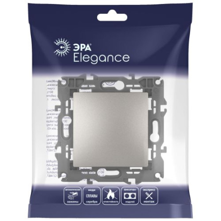 Переключатель Elegance 14-1103-16 250В 10АХ титан Эра Б0065792