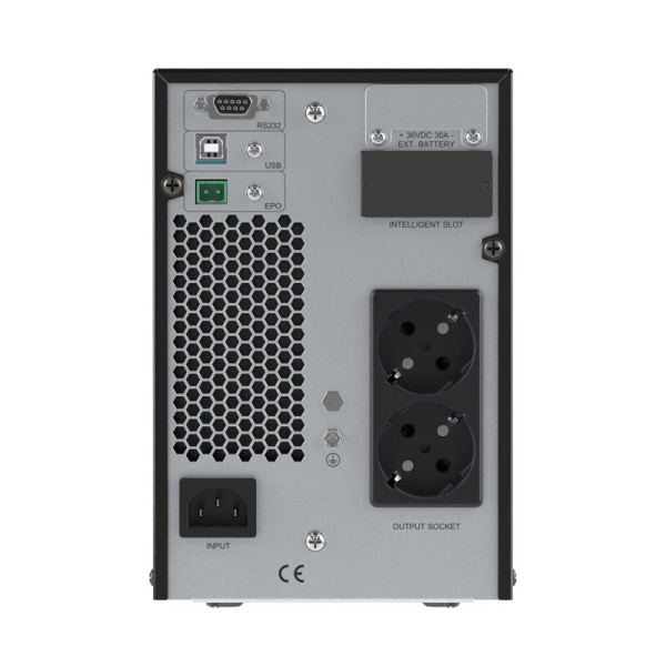 Источник бесперебойного питания Онлайн для Small Tower 1000 ВА/900Вт 1/1 2xSchuko EPO USB RS-232 RJ45 3х7А.ч DKC SMALLT1A10S