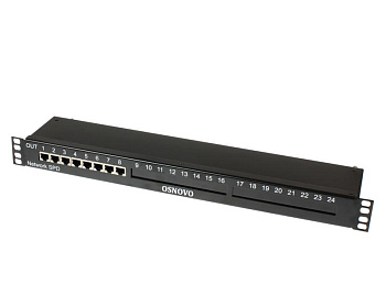 Устройство грозозащиты SP-IP8/100R для локал. вычислит. сети (скорость до 100Мбит/с) на 8 портов OSNOVO 14283